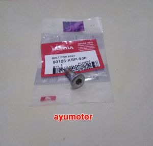 baut piringan cakram depan bolt disk 8x22 verza 150 cb150 verza crf 250 rally megapro original honda 90105KSP930 satuan