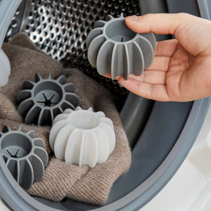 ที่ดักขน1/10ชิ้นซิลิโคนป้องกันการพันกัน Bola LAUNDRY ใช้ซ้ำได้เสื้อผ้าอุปกรณ์ทำความสะอาดผมเครื่องซักผ้ากำจัดคราบสกปรก