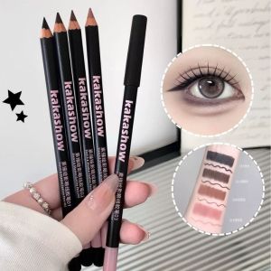 Dorisna Waterproof Black Brown Eyeliner Gel Pencil Ultra-fine Matte Smooth Quick Dry Easy Wear Eyeliner Pen Makeup for Eyes