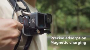 Bộ Cáp Sạc Từ Tính Chống Nước TELESIN Dành Cho GoPro Hero 9/10/11/12/13 Vỏ Bảo Vệ Cổng Sạc Type-C Với Chất Liệu Silicon & Nhôm
