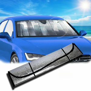 1PC รถหน้าต่าง Sun Shade กระจกหิมะน้ําแข็ง Anti-UV ป้องกันด้านหน้าด้านหลังกระจกบล็อกฝาครอบ Visor อุปกรณ์เสริมอัตโนมัติ