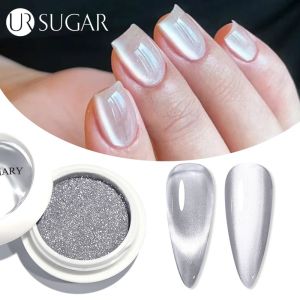 UR SUGAR NICOLE DIARY 0.2g/Box Cat Magnet Nail Glitter Powder Shiny Glitter Cat Magnet Gel Polish Chrome Pigment Dust For Nail Decoration