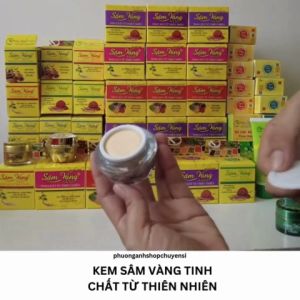Kem Mụn Sâm Vàng Sato Thảo Dược Tinh Chất Từ Thiên Nhiên 8G