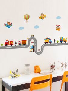 Children's Room Wall Decal & Cartoon Toy Car Sticker: A Guide to Glass Self Adhesive Decorative Art