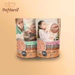 PetMarra Natural Meat Loaf Adult Cat Wet Food Pouch Chicken Flavor 80g cats meatlloaf pet foods pets all breeds