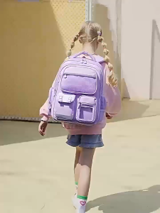 ZEFAN【COD】【สต็อกท้องถิ่น】นักเรียนชั้นประถมศึกษาปีที่ 3-6 กระเป๋านักเรียนกันน้ำการ์ตูนใหม่ความจุขนาดใหญ่รองรับกระเป๋าเป้สะพายหลังสำหรับเด็กนักเรียนน้ำหนักเบาและลบ