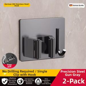 FAJIENUO | Drill-Free Heavy Duty Stainless Steel Hooks