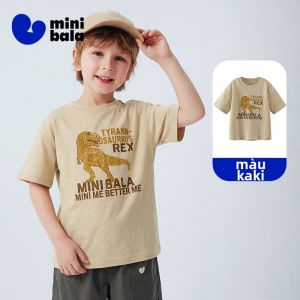 MINI BALA | Áo Thun Dinosaur Bằng Cotton Tre Thoáng Khí