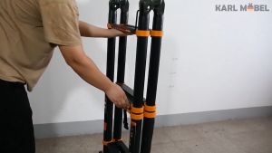 4.1M Double Sided Telescopic Ladder Extendable Foldable Portable Multifunction Multipurpose Tangga Lipat Heavy Duty