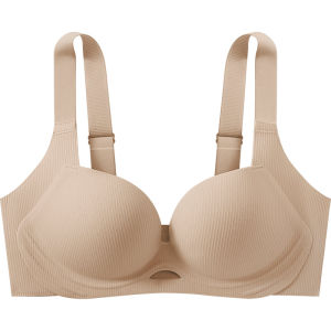 Aimo | Adjustable Thin Womens Underwear Set Invisible Large Chest Appearance Small Chest Anti-Sagging Plus Size Bra Vest Style Nylon Fabric