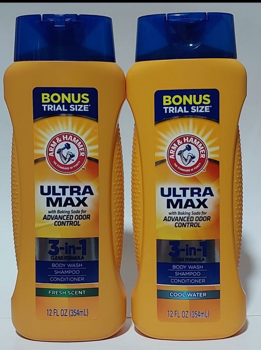 Arm & Hammer Ultra Max 3 In 1 Shampoo Conditioner Body Wash Lazada PH