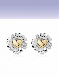 Daisy S925 Silver Cubic Zirconia Earrings