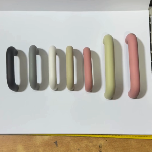 8264 | 64MM | 1PC Matte Finish Color Plastic Handles Decorative Pull for Cabinet Kitchen Hardware