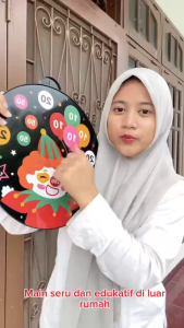 [KST] Mainan Papan Dart Magnetic Dua Sisi Edukasi Anak Aman Tanpa Tajam Hadiah Ulang Tahun