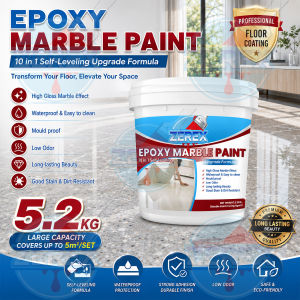 5200G Epoxy Colored Sand Floor Paint Imitation Marble For Cement High Gloss Colored Sand Floor Paint