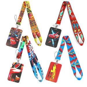 Cars Lightning McQueen Neck Lanyard for Key Strap lanyard Card ID Badge Holder Key Chain Key Holder Key Rings Accessories Gifts