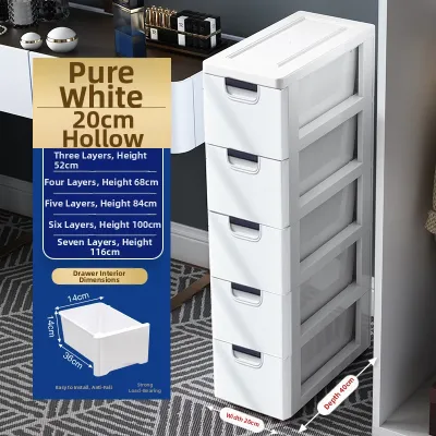 MLZH | Children Drawers Heavy-duty Plastic Storage Cabinet 20-30cm