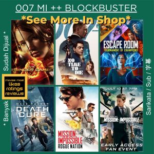 [PENDRIVE MOVIE] 22 MOVIE | 007 & MISSION IMPOSSIBLE MOVIE COLLECTION | KOLEKSI MOVIE 007 & MI