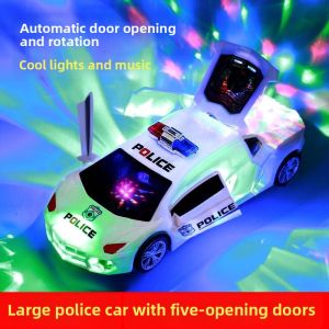 Dancing Rotating Electric Musical Flashlight Police Car Toy