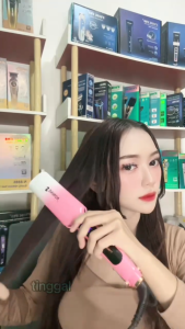 SHINON SH-9149 2 in 1 Catokan Curly Rambut Wanita Straightener Curler Pelurus Rambut Ion dengan Ionisasi canggih Dan Teknologi Pemanasan Cepat