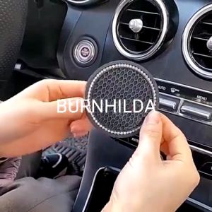 2pcs Tatakan Gelas Mobil Alas Tatakan Premium Cup Holder Bling Anti Slip PVC Cup Holder Coaster Anti Slip Tempat
