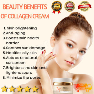 Anti Wrinkle rejuvenation cream Firming Cream moisturizing and reducing wrinkles Collagen Anti-Aging Anti Wrinkle Facial Cream Dark circles eye bags  Freckle whitening Skin cream Moisturizing firming smoothing skin 胶原蛋白面霜 50g 抗皱紧致