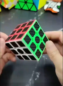 3x3 Carbon Fiber Magic Cube | Super Smooth Speed Cube Puzzle Develops Spatial Intelligence & Memory The Perfect Educational Toy for Children