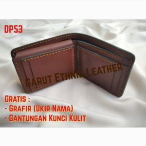 Dompet Kulit Pendek Lipat Atas Pria Pull Up Premium Full Kulit Garut Handmade (DP53)