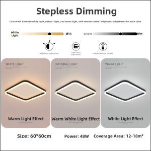 Modern Square LED Light for Living Room and Bedroom