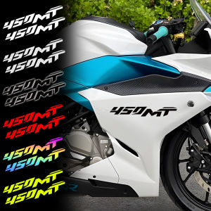 2 PCS for CFMOTO 450MT 450 MT Sticker Motocycle Helmet Decor Sticker Moto Fuel Tank Fender Body Waterproof Vinyl Decal Motocycle Accessories