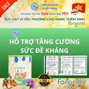 [NSF1111 Giảm 111K] Forganic Sữa Hạt Dinh Dưỡng Organic Vitamin Tổng Hợp Đa Dưỡng Chất - Hộp 800GR Chính Hãng