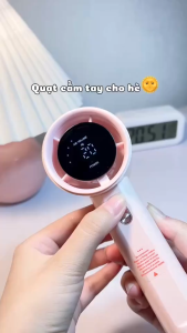 Quạt cầm tay mino tích điện N-68 Quạt tích điện mini Turbo Tốc Độ Gió Cực Mạnh