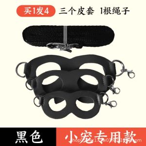 เสื้อคลุมแฮมส์บูร์กเกอร์แบบถือออกสำหรับการเดินเล่นกับสัตว์เลี้ยง สายคล้องคอแบบถือออก ป้องกันการหลุดรอดและป้องกันการกัดสัตว์เลี้ยงขนาดเล็ก