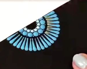 5 Pcs Double-ended Dotting  Brush Tools Set Silicone Clay Shaper  Nail Art Embossing Art Brushes