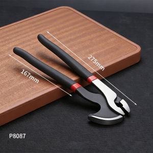 Heavy Duty Nail Puller Pliers Carbon Steel Anti-slip Ergonomic Handle For Construction Woodworking Labor Saving Hand Tool