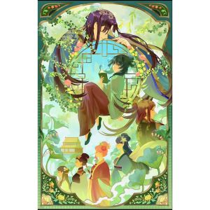 Bandai | Diamond Painting The A-Apothecary D-Diaries Japanese Anime M-Maomao And J-Jinshi Diamonds Mosaic Art Handmade Home Decor Gift