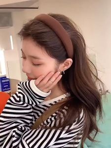 Sponge Headband Korean Face Wash Headband Retro French Hair Ribbon Womens Hair Tie Tali Rambut 发带