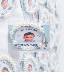 Carljoy adult rosary bracelet 10pcs pearl cross bracelet elegant beads perfect for baptism christening birthday events