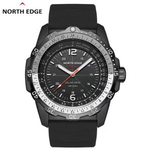 Đồng Hồ Bơi Nam Chống Nước Sạc Năng Lượng Mặt Trời Phát Sáng Năng Lượng Động Học Thời Lượng Pin Dài Thể Thao Quartz Đo Tốc Độ