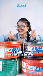 Caisar Selang Gas LPG Hijau 5 Lapis 50 Meter Untuk Tekanan Tinggi Hingga 5 MPa