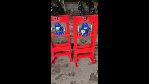 Alat press hidrolik 20ton bahan unp 10 Tebal ukuran 45x82