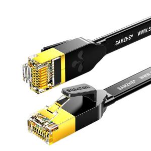 Samzhe | Gigabit+ Flat Invisible Ethernet Cable Category 6 & 7