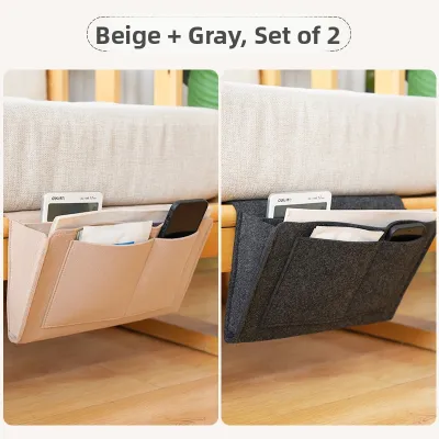 Bedside Storage Organizer Remote Phone Holder