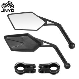 JNYD Universal Bike 22mm Handlebar Mirrors Motorcycle Rear View Mirror Adjustable Rotating Back Sight Rearview Motocross Mirror
