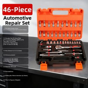 DAIENGONGJU | Compact Ratchet Wrench Set 40 Pieces