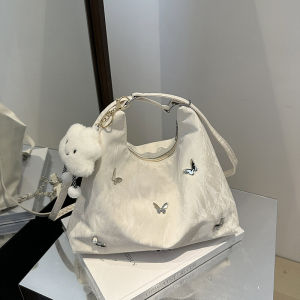 Fashionable Summer Large Capacity Crossbody Bag Women's Commuter Single Shoulder Bag Soft PU Leather Tote Handbag