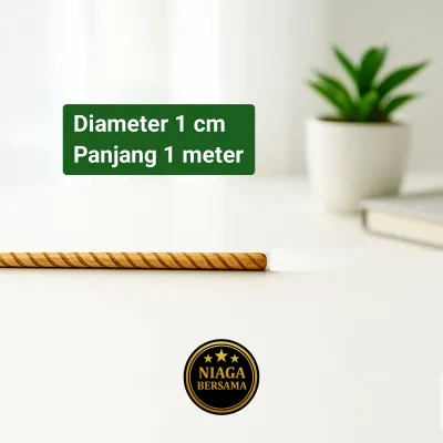 Lis Kayu Ukir Tambang Panjang 1 meter Lebar 1 2 Dan 3 cm
