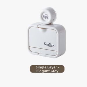 Scotch-Brite | Wall Mounted Soap Holder with Flip Cover Suction and High Appearance