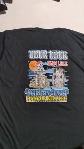 Kaos Pria Ubur Ubur Ikan Lele Baju Atasan Distro Keren Katun Tc30s Murah Sablon