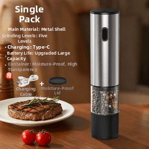 MENGMIAN | Automatic Electric Upgrade Pepper and Salt Grinder